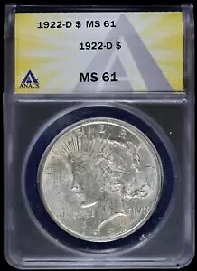1922-D 1ha ANACS MS 61 |  UNC