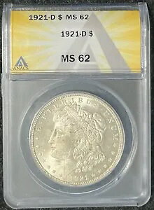 1921-D 1h K ANACS MS 62 fo[~g K̂