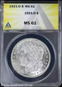 1921-D 1h K ANACS MS 61 |  UNC