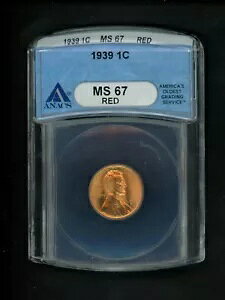 1939N AJ J[ EB[g Zg 1Zg .01 ANACS MS67 bh `CX uCg WF m[X|bg