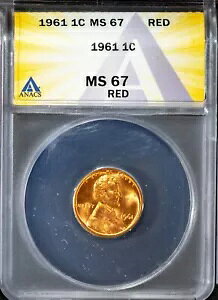 1961N 1Zg J[LOكZg MS 67 0 t@Ci[ ANACS # 7695794 + {[iX
