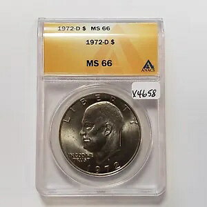 1972-D 1h ACNEAC[n[ h - ANACS MS 66 - SKU-X4658