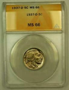 1937-D obt@[jbP 5Zg ANACS MS-66 (J) (WW)