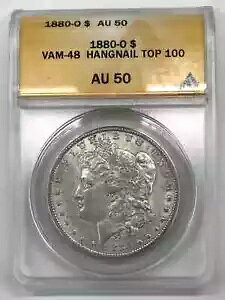 1880 O �����K����� ANACS AU-50 - TOP 100 VAM-48 �n���O���C�[�O��