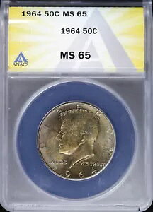 1964N P 50Zg PlfB n[th ANACS MS 65 | g[jO  UNC BU