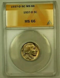 1937-D obt@[jbP 5Zg ANACS MS-66 (K) (WW)