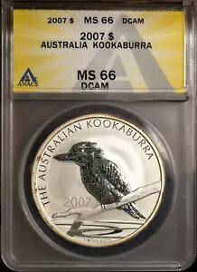 2007 $1 I[XgACJZ~ MS 66 DCAM ANACS # 7465042 + {[iX