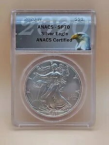 2020-W $1 �V���o�[�C�[�O�� ANACS SP70