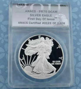 2011 W ANACS PR 70 D-Cam �V���o�[�C�[�O���h���A�W�F���v���[�t 70 �f�B�[�v�J���I�A#0123