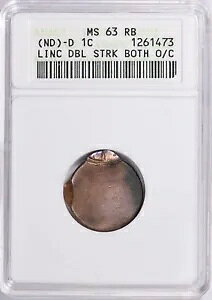 �~���g�G���[ (ND)-D �����J�[�� �_�u���X�g���C�N ���� O/C ANACS MS-63 RB �g�[���B