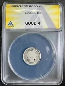 ANACS G4 1903-S �o�[�o�[ �_�C�� �T���t�����V�X�R �L�[ �f�[�g �F�� AC