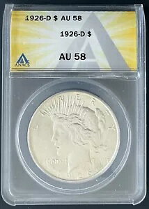 1926-D 1 �h�����a�h�� ANACS AU 58