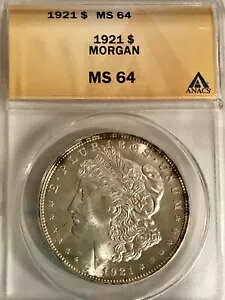 1921 [K Vo[ 1 h MS64 ANACS F (255)