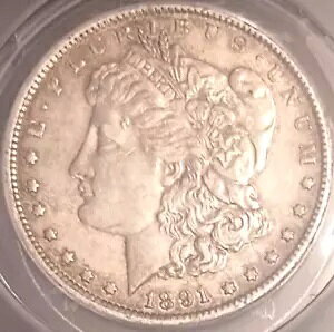 1891-O ���[�K�� �V���o�[ �_���[ - ������ AU58 �ɂ��� - �g�[�����I���W�i��!