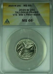 2020-W g[OX v[[ V75 񎟐E vCB }[N ATB NH[^[ 25c ANACS MS-66 (B)