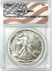 1985 _jG J[ I[o[XgbN Vo[ C[O fUC ANACS MS69 AJx!