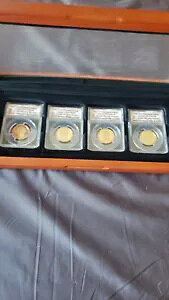 2007 8 プレジデンシャル $1 プルーフ 4 個セット PR70 DCAM ファースト ストライク ANACS ディスプレイボックス付き