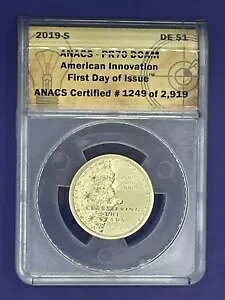 2019-S ANACS PR70 DCAM fEFA $1 AJ Cmx[V s