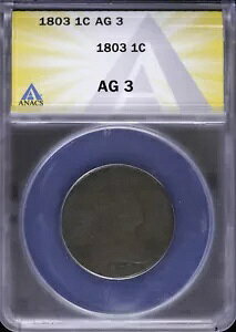 1803 1C �h���[�v �o�X�g ���[�W �Z���g ANACS AG 3 |�O�b�h�X���[���f�[�g�X���[���t���N�V�����ɂ���