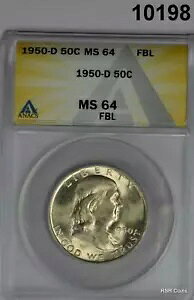 1950 D tN n[t_[ ANACS F MS64 FBL X[p[ uXg zCg #10198