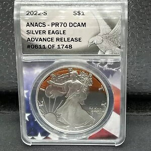 2022-S ANACS PR70 DCAM �A�h�o���X�g �����[�X �V���o�[ �C�[�O�� �P�[�X�t��