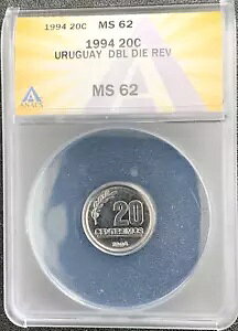 1994 20 �Z���e�V���X ANACS �E���O�A�C �_�u���_�C ���o�[�X ~ ANACS MS 62