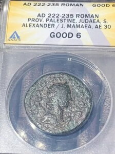 ZuXEANT_[ & WAE}}GA pX`iE_ AE30 AD 222-235 ANACS Good 6