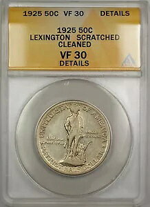 1925N LVg R Vo[ 50c RC ANACS VF-30 ڍ -Clnd PRX