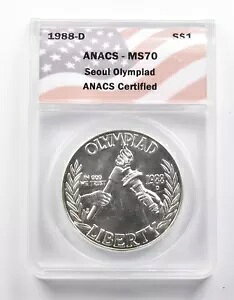 MS70 1988-D \EIsbNLOh ANACS *1004