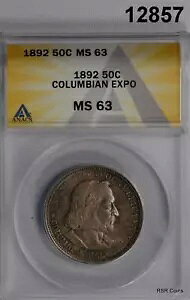 1892 RrA n[t_[ ANACS F MS63 Z~ PL bh u[! #12857