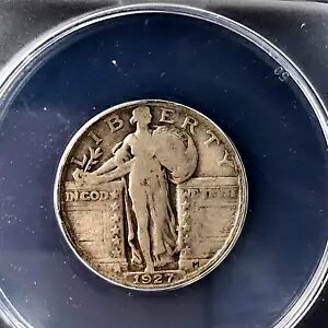 1927 S �X�^���f�B���O ���o�e�B �N�H�[�^�[ ANACS VG 10 �O���[�h - �č��R�C��: �V���o�[ 25C