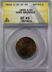 1835 n[tZg ANACS XF-45 C[ubVh