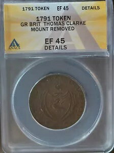 1791 CMX g[}X N[N Rh 1/2 yj[ g[N ANACS EF45 ڍ fGł!