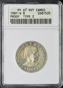1981-S �^�C�v 2 $1 �X�[�U�� B. �A���\�j�[ ANACS PF67 �w�r�[ �J���I �I�[���h �z���_�[ ?COINGIANTS?