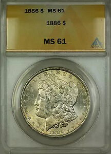 1886 [K Vo[ _[ 1 h RC ANACS MS-61 g[ RL