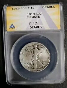1919-P 50C EH[LO oeB n[t_[ ANACS F12 ڍ