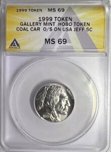 1999 �M�������[ �~���g �z�[�{�[ �g�[�N�� ANACS MS69 �W�F�t�@�[�\�� �j�b�P�� �I�[�o�[�X�g���C�N ���� �����f�B�X??