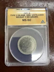 (ND) $ MS60 ANACS �^�C�v 2 �u�����N SBA 1979-1999 �d�� 7.99 �O����