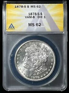 1878-S �����K�� �h�� - VAM 8�A�_�C 1 - ANACS MS62