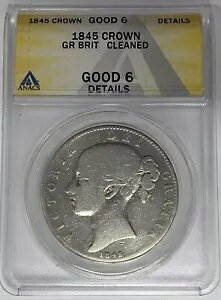 1845�N �C�M���X �����N���E�� ANACS G 6 �f�B�e�[���N���[�j���O�ς�
