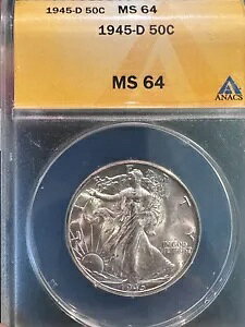 1945-D EH[LO oeB n[t ANACS MS64 zCg RC AC As[ iCX XgCN