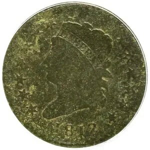 1812 �N���V�b�N �w�b�h Lg. Cent Corroded ANACS G-4 �ڍ�