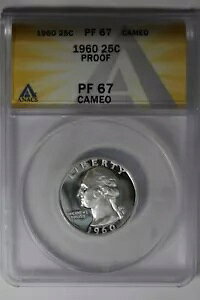 1960 .25 ANACS PF67 JI v[t Vg NH[^[AVo[ 25 Zg