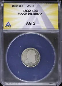 1832 10C Lbvh oXg _C ANACS AG 3 |W[ _C u[N CUD ɂ ǍD