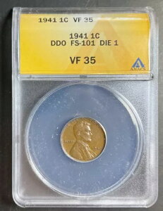 1941 �E�B�[�g �Z���g VF35 DDO FS-101 �_�C 1 ��d�_�C ANACS �I���W�i�� �^�t �o���G�e�B