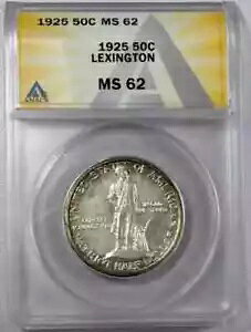 1925 P レキシントン - コンコード 500 周年記念 ANACS MS-62