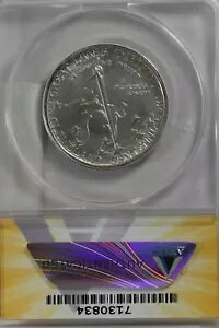 1936 .50 ANACS MS 62 CLEVELAND �N���V�b�N �V���o�[ �L�O�R�C��
