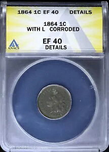 1864 1C CfBA wbh Zg ANACS EF 40 ڍ | L XF