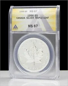 1996 MS 67 ANACS �J�i�_ �V���o�[ ���[�v�� ���[�t �R�C�� - �ᒒ�� - �L�[���t - MS67