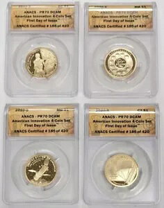 2020 S American Innovation 4 �R�C�� �Z�b�g ANACS PR70 DCAM ���s����